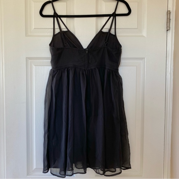NWOT Wet Seal Sheer Black Midi Dress - Picture 13 of 16